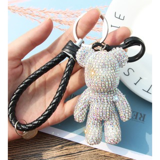 Móc khoá Bearbrick đính đá handmade
