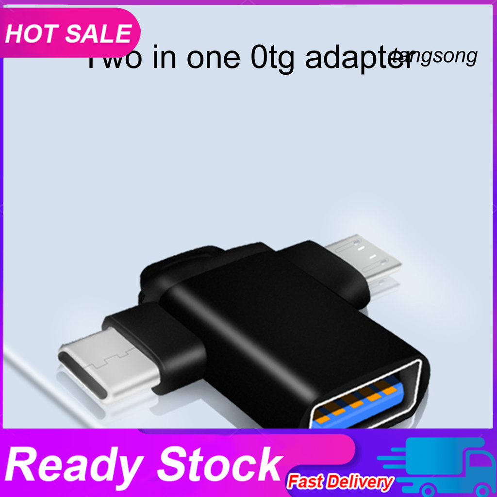 Đầu Chuyển Đổi Ts-2 Trong 1 Type-C Micro Usb Otg