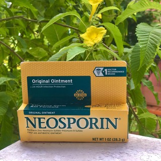 Kem Mỡ Kháng sinh Hỗ Trợ Vết Thương bỏng Neosporin Original Ointment 28.3g - Màu xanh lá cây