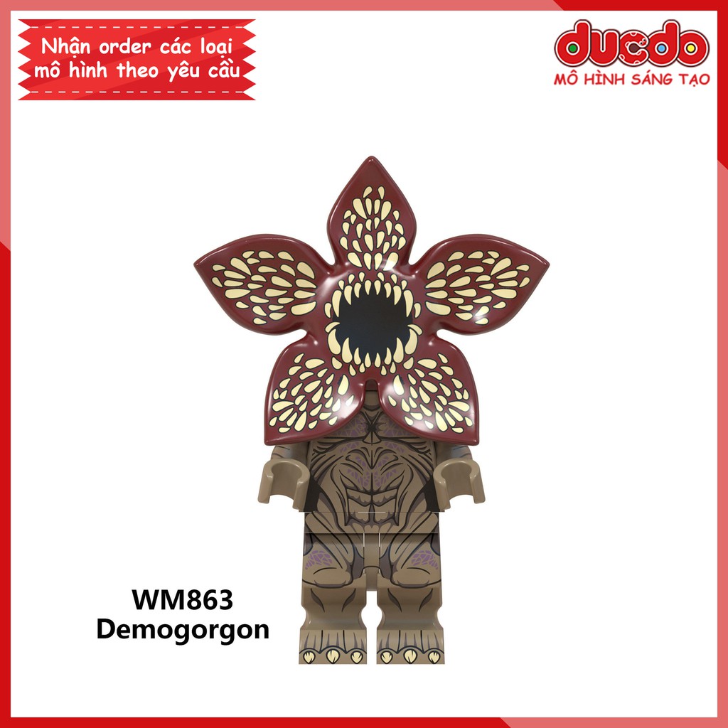 Minifigures quái vật Demogorgon trong Stranger Things - Đồ chơi Lắp ghép Xếp hình Mô hình Mini WM WM863