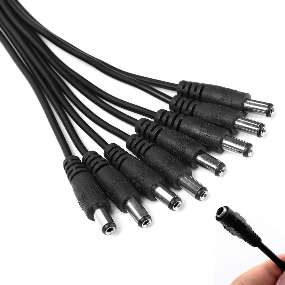 PISTA Dây Cáp Chia Cổng 5.5mm * 2.1mm Chuyên Dụng Cho Camera CCTV Đèn LED