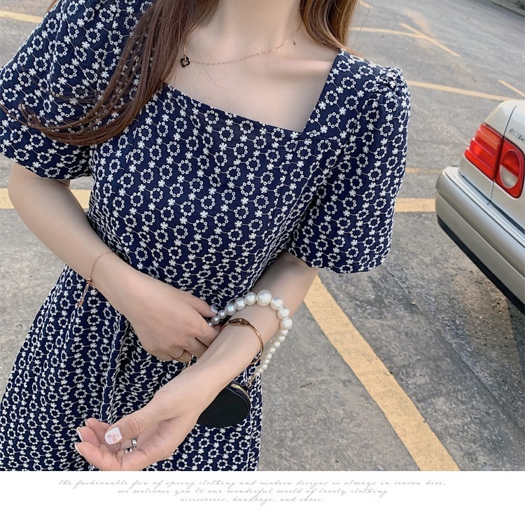 Đầm Ngắn Dáng Ôm Thời Trang Mùa Hè Phong Cách Retro Dành Cho Nữ