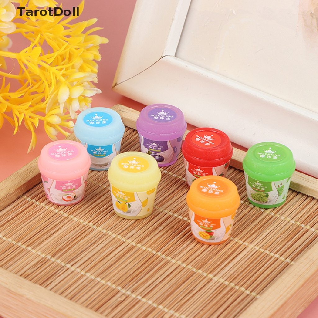 Set 5 Hộp Sữa Chua 1 / 12 Dùng Để Trang Trí Nhà Búp Bê