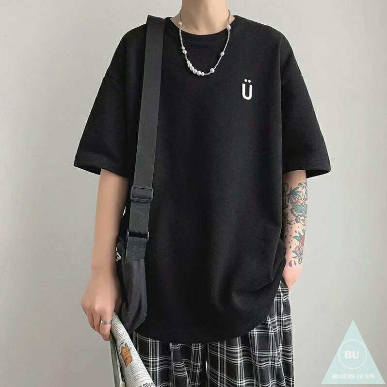 Áo Thun Tee U Unisex Tay Lỡ Form Rộng