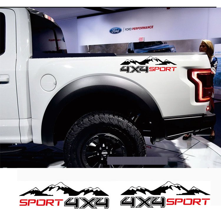 Tem 4x4 Sport Dán Trang Trí Xe ô Tô Bán Tải Ms-205