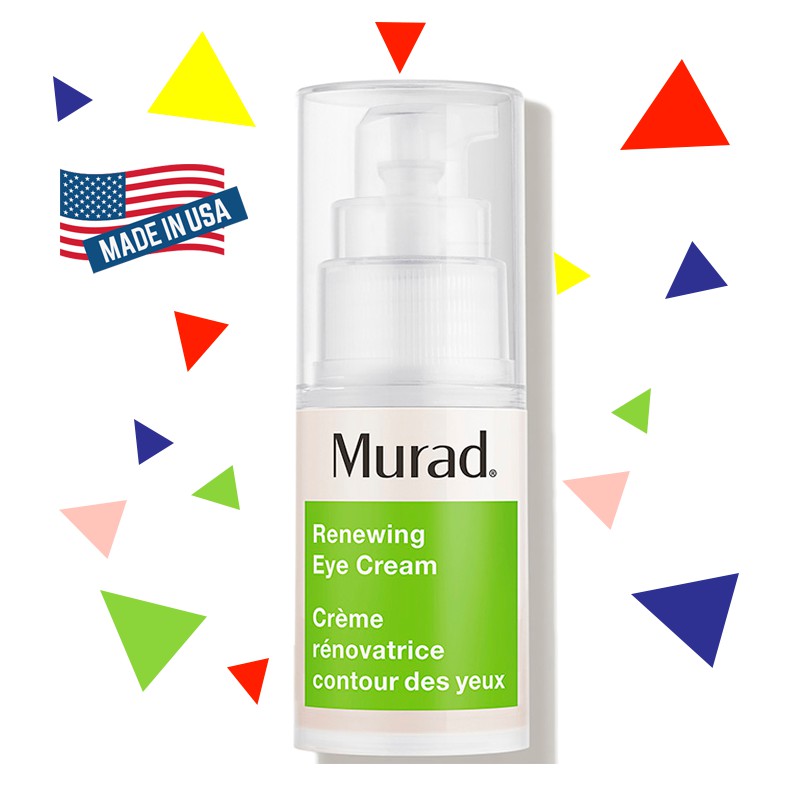 [Unbox/ Fullbox] Kem Giảm Thâm, Bọng Mắt &amp; Vết Chân Chim Murad Resurgence Renewing Eye Cream 15ml