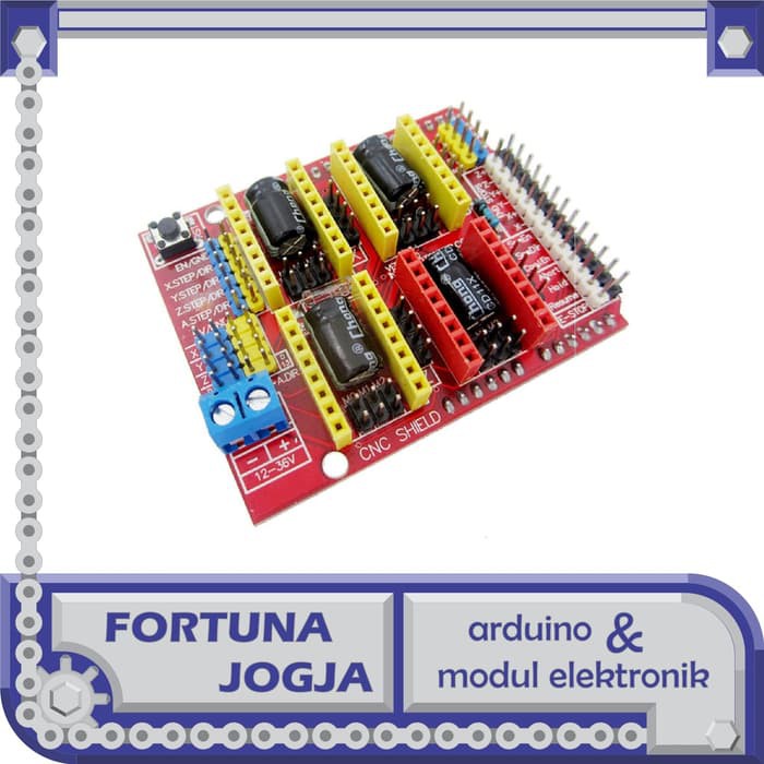 Bảng Mạch Mở Rộng 4 Trục Cnc Shield V3 Arduino Tương Thích A4988