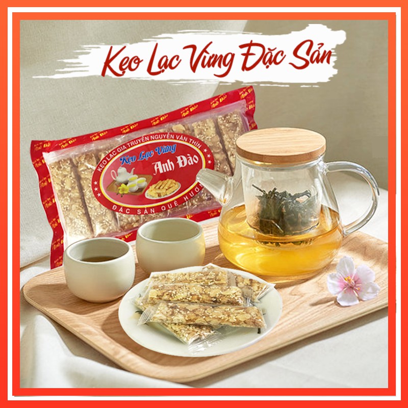 [Đặc Sản] Kẹo Lạc. Kẹo Lạc Vừng Gia Truyền 250g. Kẹo Đậu Phộng Loại Ngon. Nhiều Lạc, Thơm Ngon, Bổ Dưỡng. Đảm Bảo ATTP