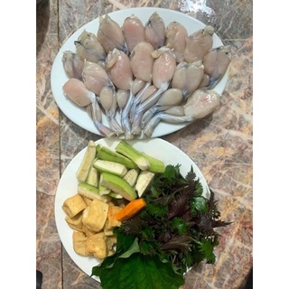 Đùi ếch làm sạch khay 500gr