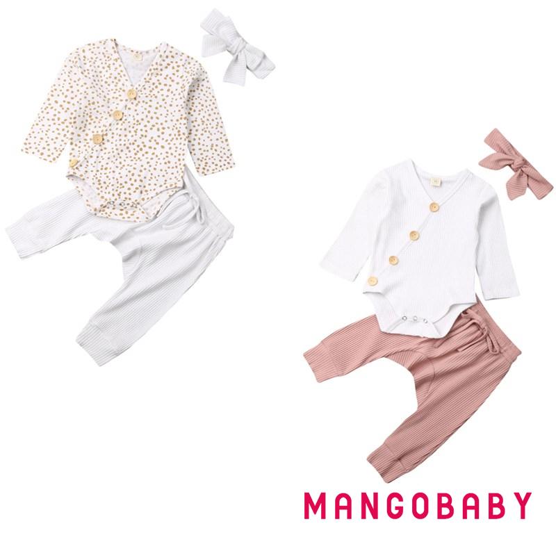 Bộ Áo Liền Quần + Quần Cotton Thời Trang Mùa Thu Cho Bé Trai / Gái