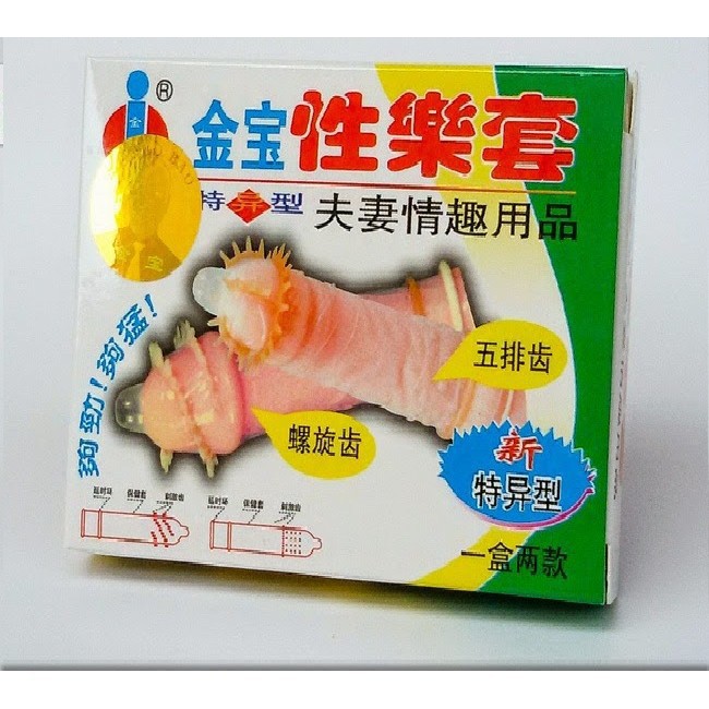 Bao Cao Su HỘP 2 CHIẾC GOLD GAI Tăng Khoái Cảm Cho Nữ ( Chính Hãng )