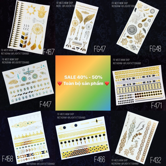 Flashtattoo - xăm dán ánh kim