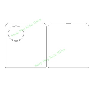 Dán ppf huawei p50 pocket – tặng dán camera
