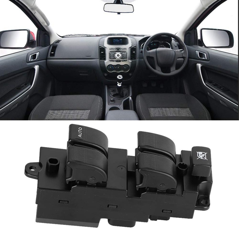 Nút công tắc điều khiển tổng thể cửa sổ điện điện UB9D-66-350 cho Ford Ranger T6 2012 2013 2014 2015 2016