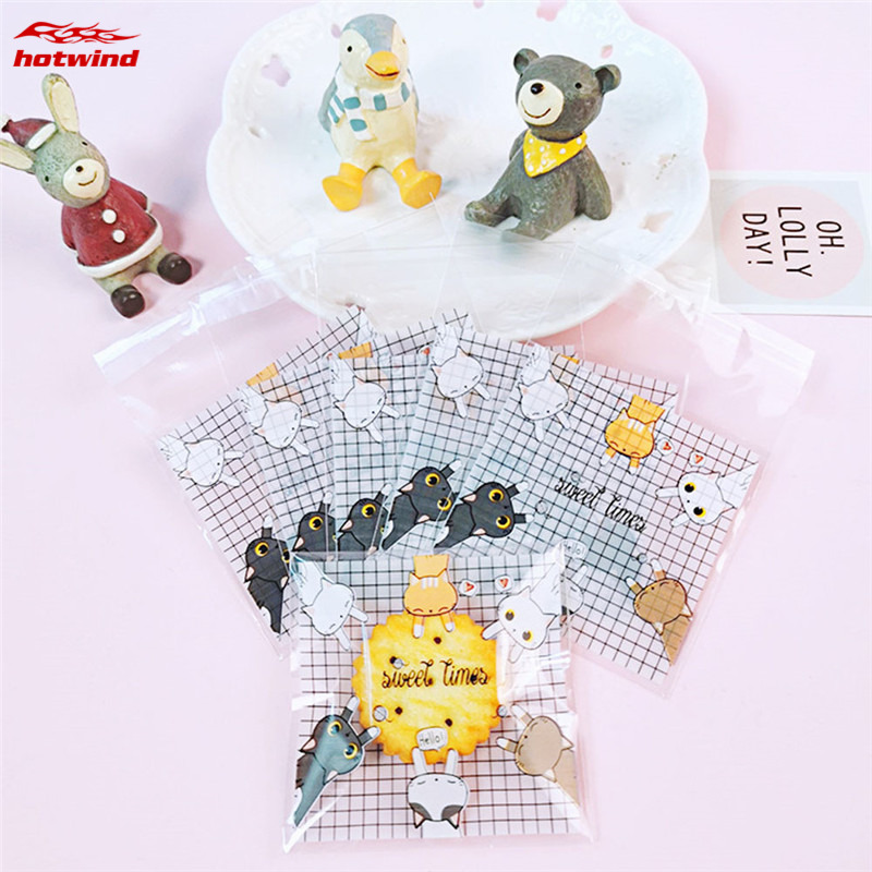 HW Set 100 Túi Bóng Kính Đựng Bánh Kẹo Tiện Lợi