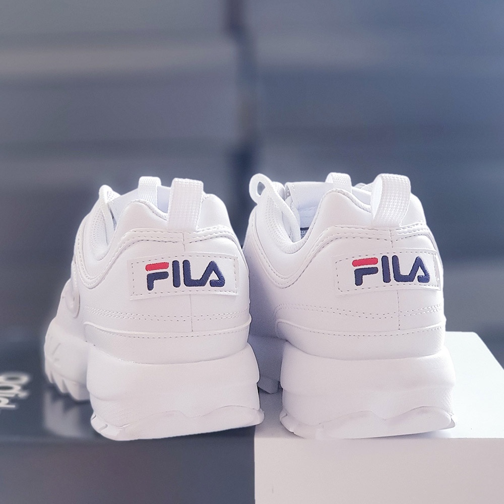 [Chính Hãng] Giày thể thao Fila Discruptor 2 trắng, nhiều size