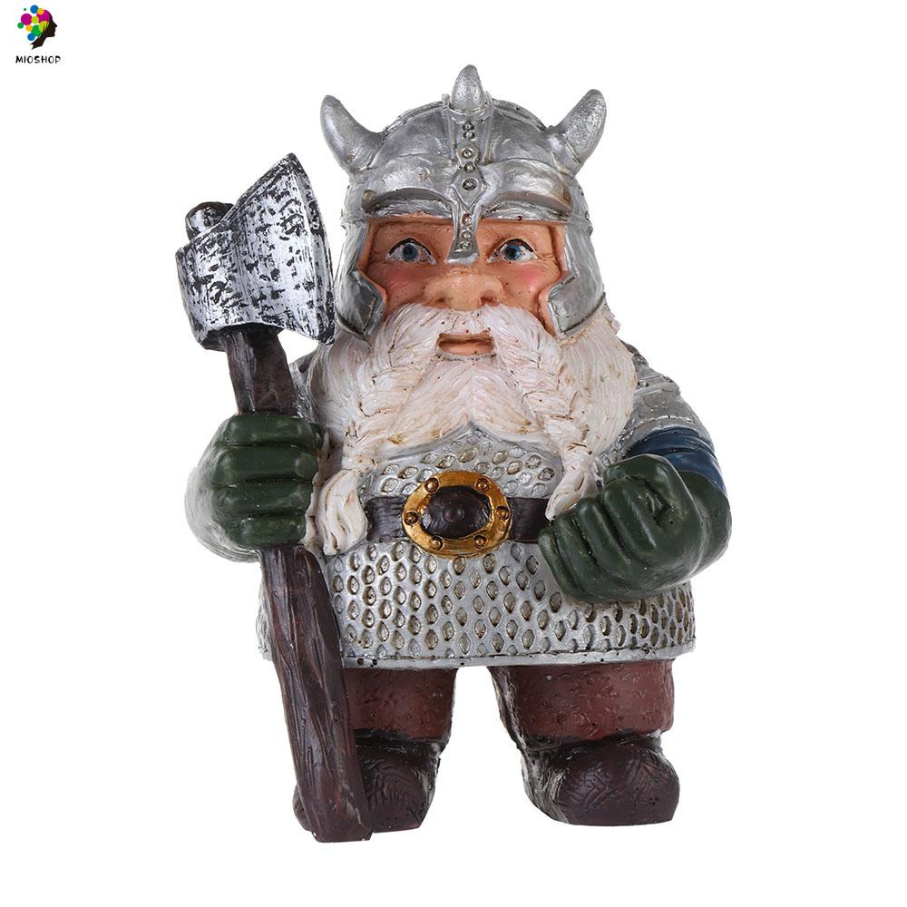 MIOSHOP Courtyard Lawn Porch Garden Resin Crafts Outdoor Decor Toy Decoration Christmas Dwarfs Creeping Zombies Goblin Art Funny Sculpture Dwarf Statue Garden Ornaments