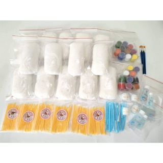 500g đất sét chưa trộn màu.