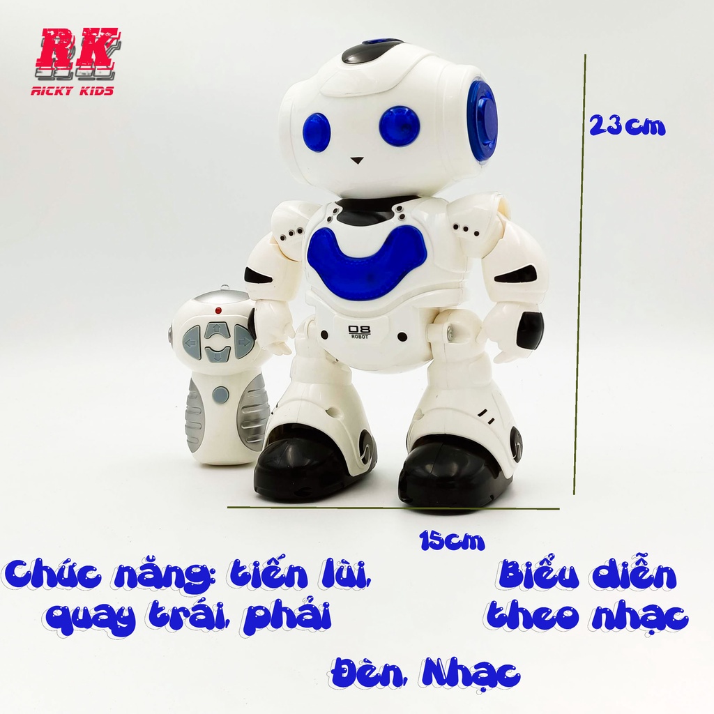 ROBOT LẬP TRÌNH điều khiển từ xa thông minh -Biến hình,  Bước đi,  nói chuyện như thật -  Cảm Ứng Vân Tay