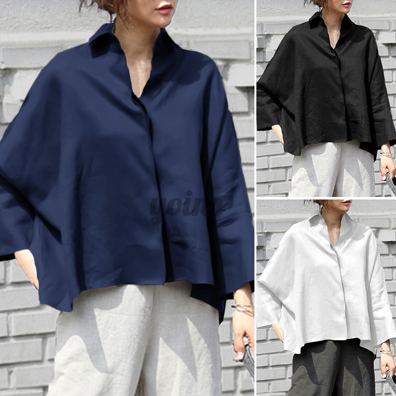 Áo Sơ Mi Nữ Dài Tay Cổ Bẻ Thời Trang