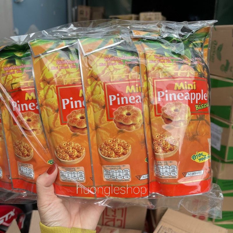 Bánh Quy Kẹp Dứa Thái Lan Siêu Siêu Ngon 70g