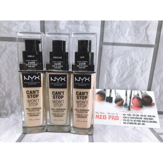 Kem nền NYX can’t stop won’t stop (auth)