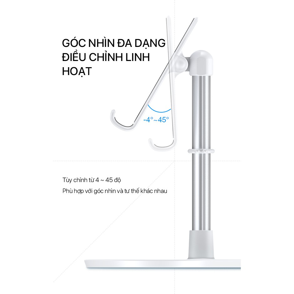 Giá Đỡ Điện Thoại/Máy Tính Bảng ROBOT RT-US05 Điều Chỉnh Linh Hoạt 45 Độ