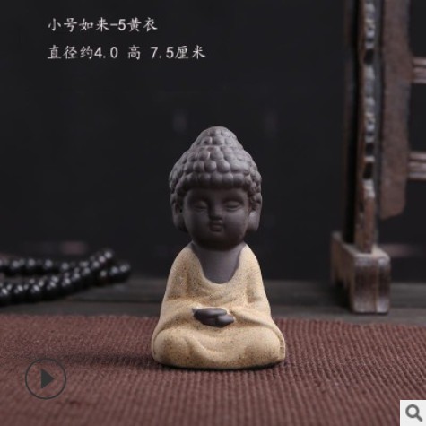 Tượng Phật Như Lai nhỏ Trang trí xuyên biên giới Little Monk Phụ kiện ô tô Hoa Vật nuôi Bonsai Phụ kiện bể cá Cảnh quan. | BigBuy360 - bigbuy360.vn