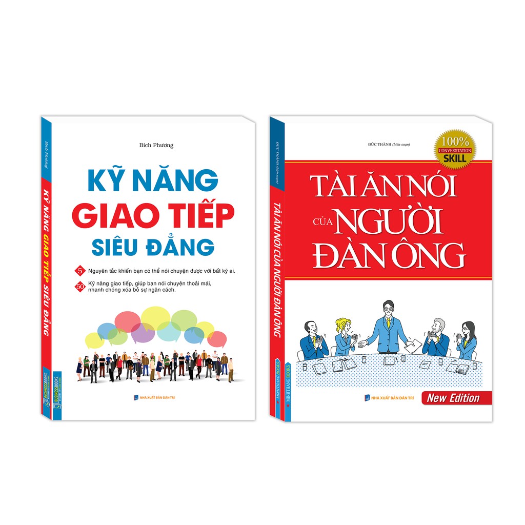 Sách - Combo Kỹ năng giao tiếp siêu đẳng + Tài ăn nói của người đàn ông