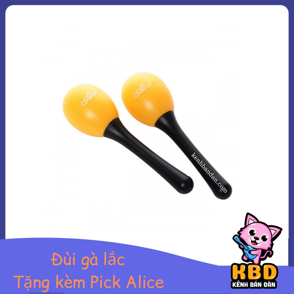 Nhạc cụ lắc Maracas, Lắc tay maracas Alice A043SE, Đùi gà Alice (loại nhỏ)