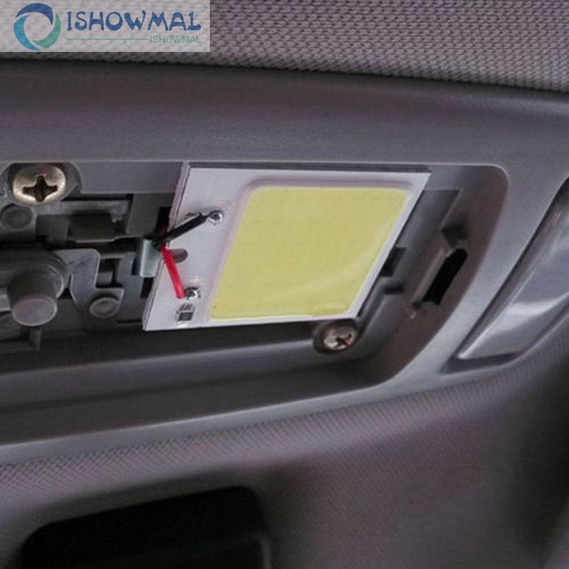 48 Smd Cob Led T10 4w 12v White Light Car Interior Panel Lights Lamp Bulb Bright