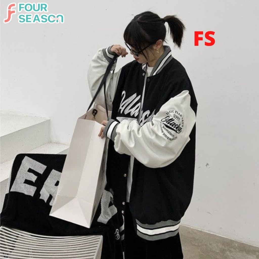Áo khoác bomber unisex form rộng ALASKA BBD01 FS ulzzang streetstyle nam nữ chất dù 2 lớp giá rẻ đẹp