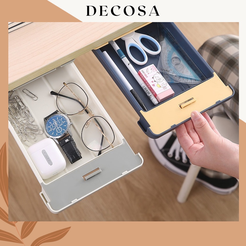 Ngăn kéo mini dán dưới bàn tiện lợi DECOSA