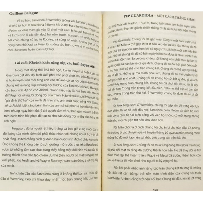 Sách - Pep Guardiola - Một cách thắng khác (TH229)