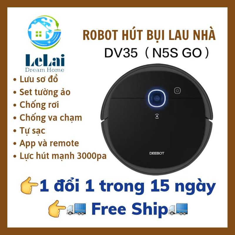 ROBOT HÚT BỤI LAU NHÀ THÔNG MINH ECOVACS DEEBOT DJ35 / DJ65/ N5S GO / DD37 /DV35 / DL33 MAX / U2 HÀNG TRƯNG BÀY