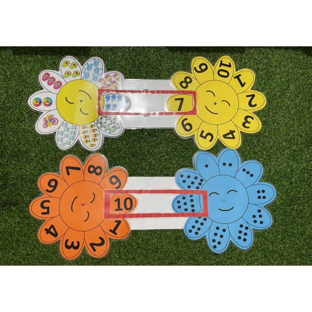 bộ đồ chơi xoay ghép học vần/ học số/ xem giờ cho bé yêu