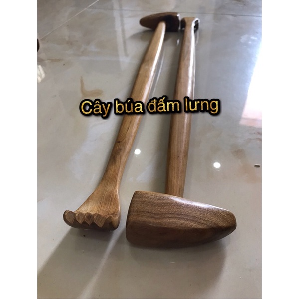 cây gậy đấm lưng và gãi lưng hình búa bằng gỗ thơm giá xưởng