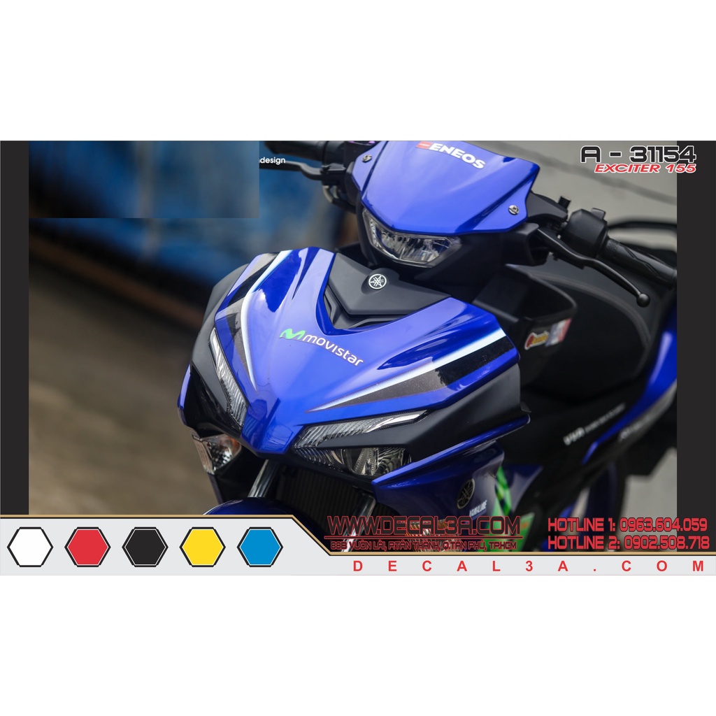 Tem rời Exciter 155 Movistar