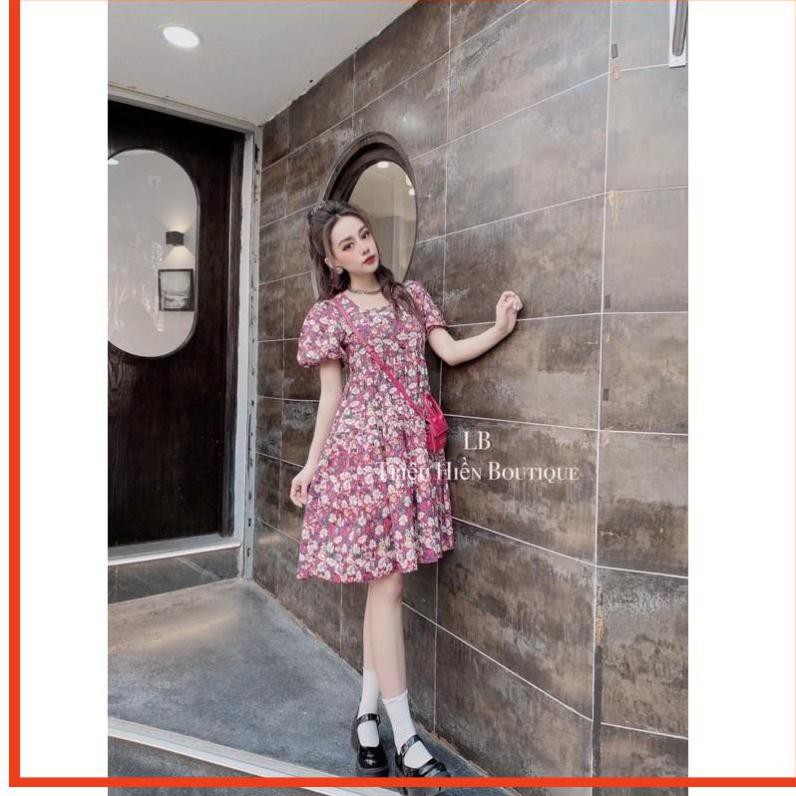 CHUYÊN SỈ VÁY HOA NHÍ ĐỎ SIÊU ĐẸP