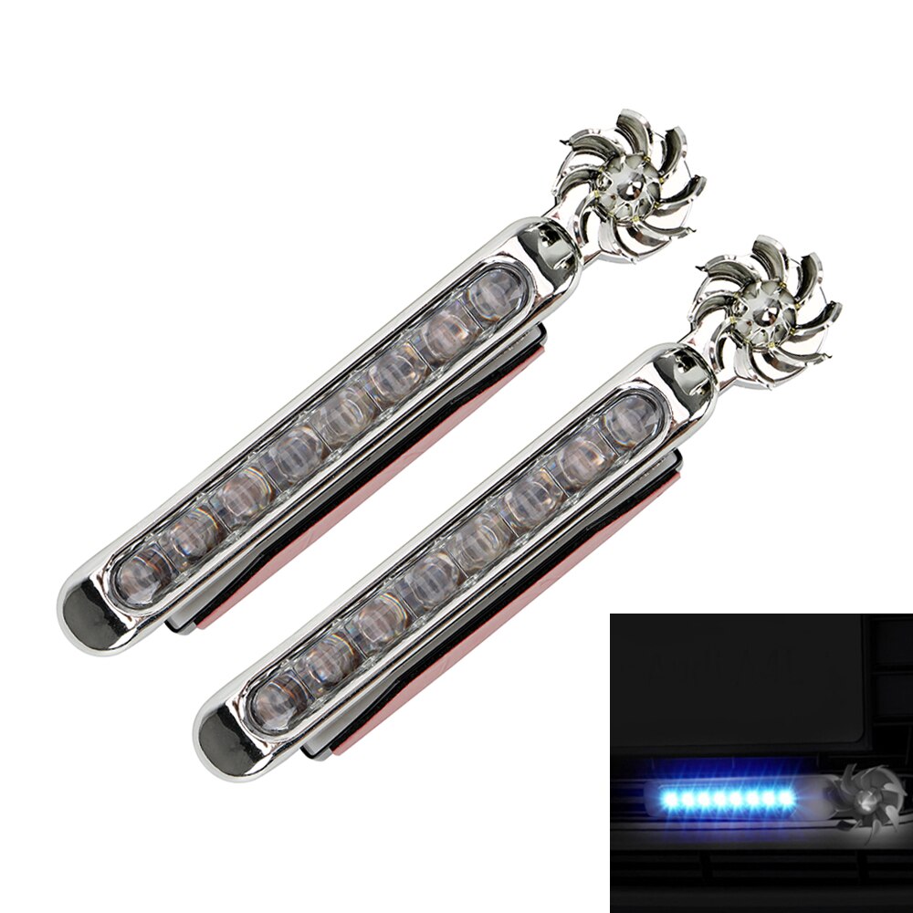 Đèn LED ban ngày có quạt xoay không điện