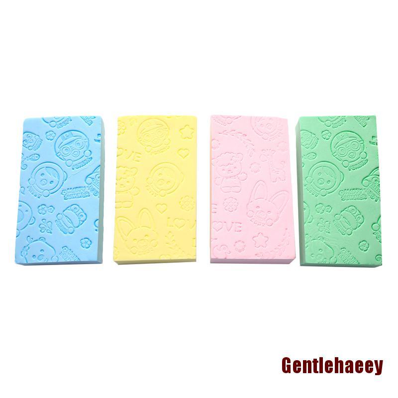 Bông Tắm Chà Xát Tẩy Tế Bào Chết Phối Ren In Họa Tiết Xinh Xắn Cho Bé