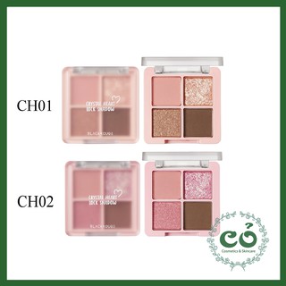 Bảng Phấn Măt Black Rouge Crystal Heart Lock Shadow 30.6g