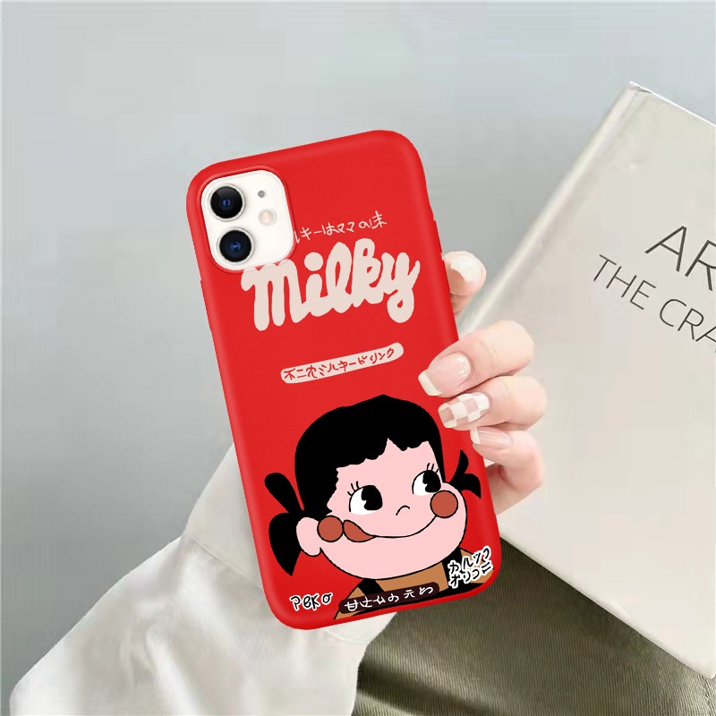 Ốp lưng hình cô bé dễ thương cho IPhone 13 12 11 Pro ProMax 7 8 SE 2020 7Plus 8Plus X XS XR XSmax 12 12Pro 12Promax | BigBuy360 - bigbuy360.vn