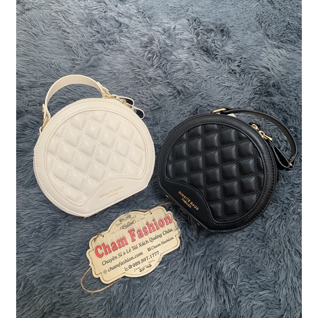 Túi xách tròn đeo chéo, túi xách nữ phóng cách Hàn Quốc hình tròn, , kiểu dáng siêu xinh, sang chảnh cho nàng