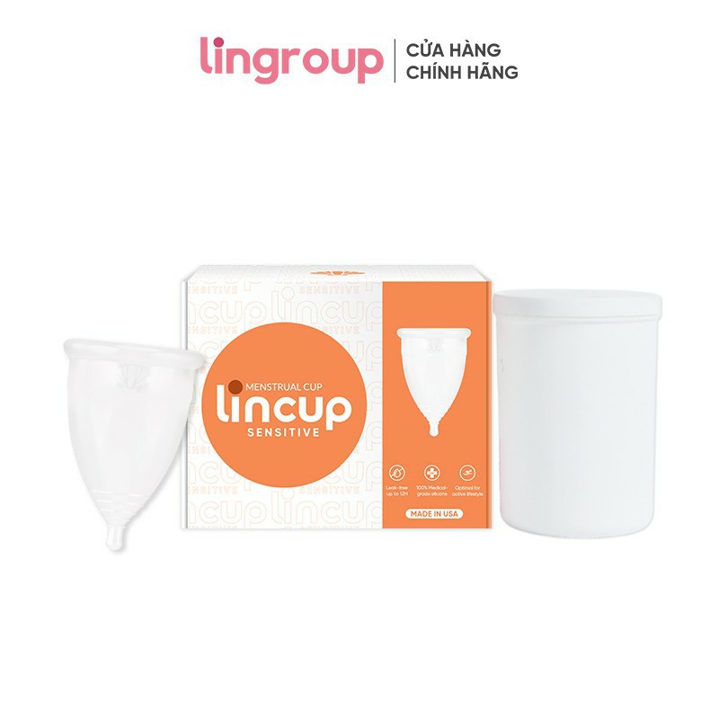 Cốc nguyệt san Lincup chính hãng từ Mỹ của Lingroup [Tặng combo nhiều quà]