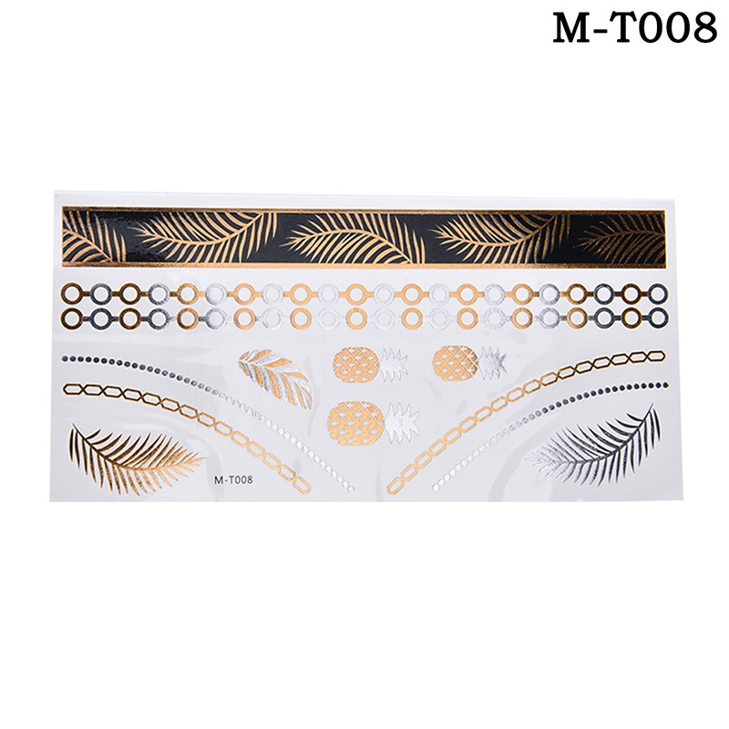 Khung dán hình xăm tạm thời chống nước phong cách quyến rũ cho nữ