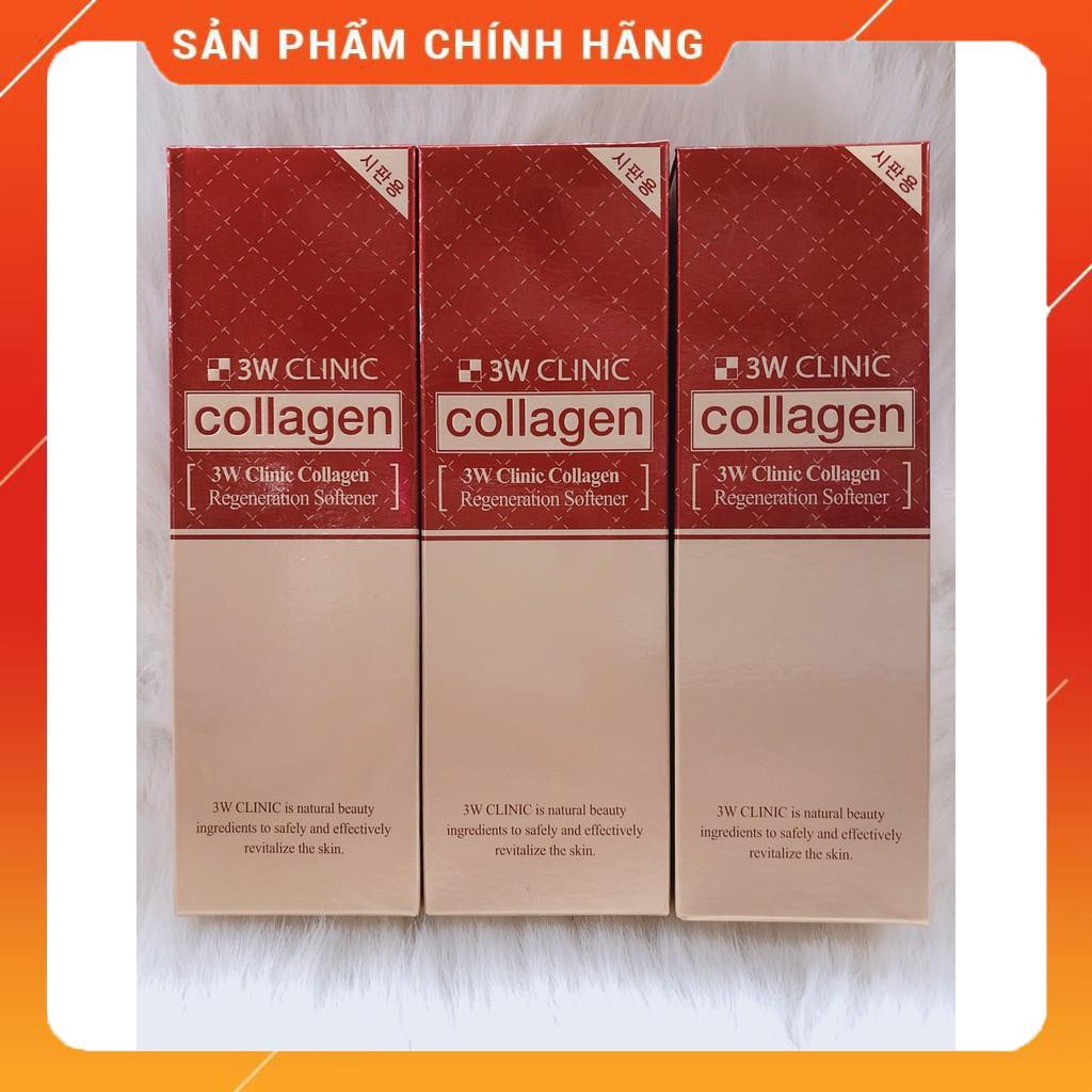 Nước Hoa Hồng Tái Tạo Làm Sáng Da 3W Clinic Collagen Regeneration Softerner (150ml)