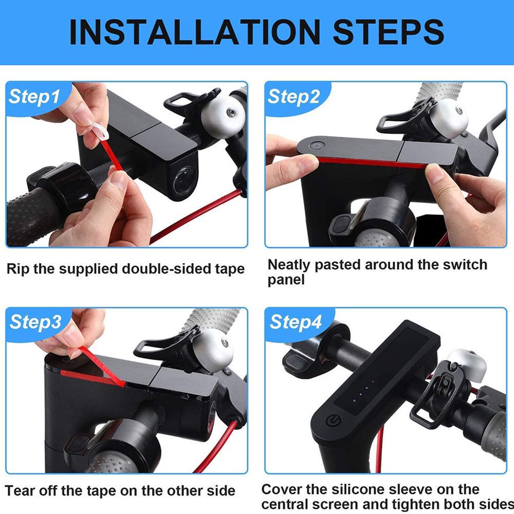 SUENIN Vỏ Bọc Silicon Mềm Cho Bảng Điều Khiển Xe Scooter Xiaomi Mijia M365 Pro