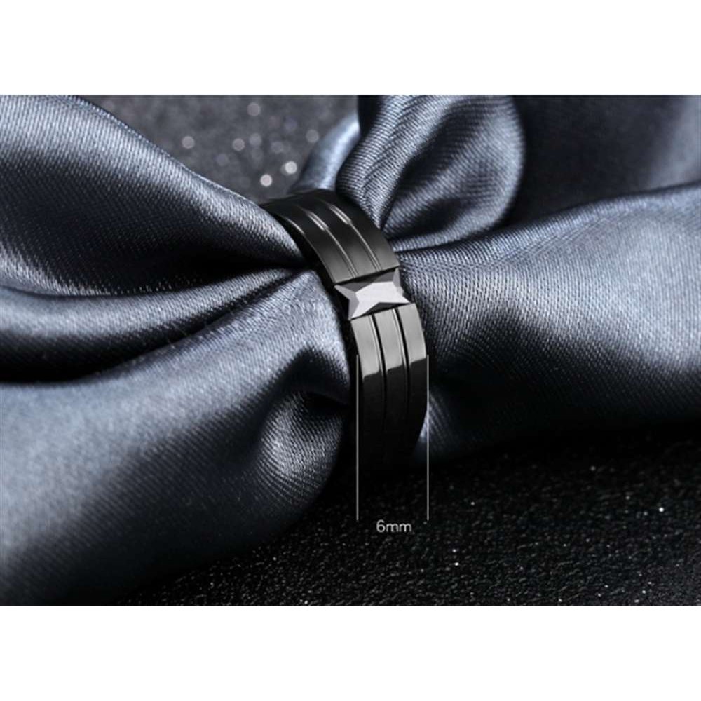 Nhẫn thép titan trang sức Gothic