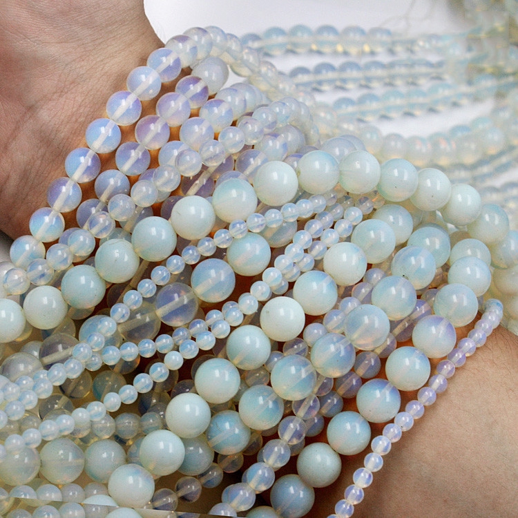 Hạt Xâu Chuỗi Tròn 4mm 6mm Làm Trang Sức diy